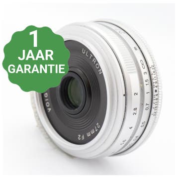 Voigtlander Ultron 27mm f/2 Fujifilm X zilver | Tweedehands, Verzenden, Zo goed als nieuw
