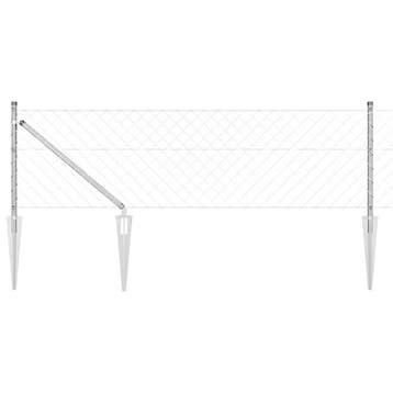 vidaXL gaashek met grondpennen 10 x 0,4 m Gegalvaniseerd, Jardin & Terrasse, Verzenden