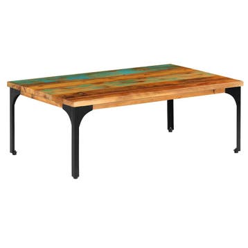 vidaXL Salontafel 100x60x35 cm massief gerecycled hout, Verzenden, Nieuw