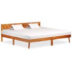 Houten Bedframe 200x200 | Tweede Kansje | OP = OP, Verzenden, Vintage, Overige maten, Overige maten