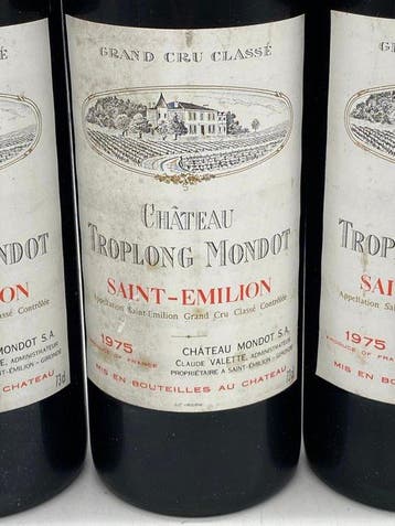 1975 Château Troplong Mondot - Saint-Émilion Grand Cru, Collections
