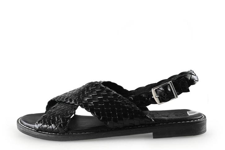 Oh My Sandals Sandalen in maat 38 Zwart, Kleding | Dames, Schoenen, Zwart, Zo goed als nieuw, Sandalen of Muiltjes, Verzenden