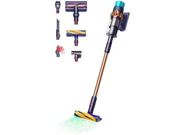 Veiling - Dyson Gen5detect Absolute blauw/koper steelstofzui, Nieuw