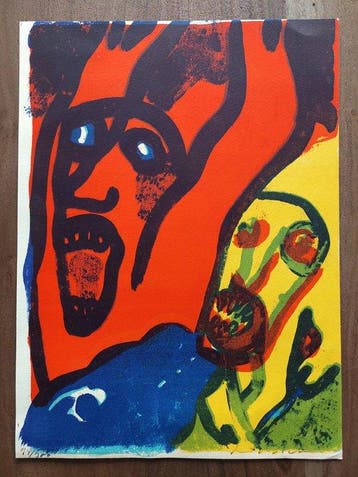 Bengt Lindström (1925-2008) - Violent red