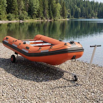 vidaXL Verstelbare boottrailers met luchtbanden 200 kg Load, Verzenden, Nieuw