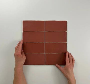 Wandtegel Equipe Cerámica Atlas Rood Mat 7,5x15 (Muurtegels, Ophalen of Verzenden, Wandtegels