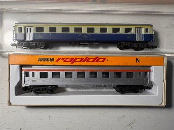 Arnold Rapido N - Modeltrein personenwagen (4) - Varii x 4 -, Nieuw