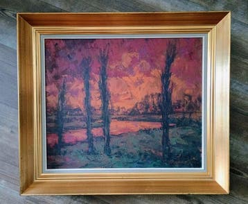 Petrus Mertens (1919-1986) - Expressionistisch landschap