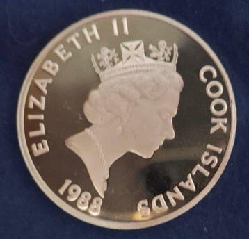 Cookeilanden. 50 Dollars 1988, Stanley and Livingstone