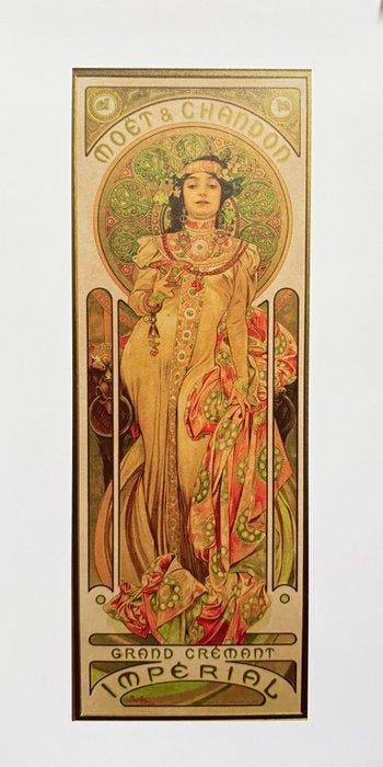 Marie Alphonse Mucha - “Moët & chandon, grand crémant