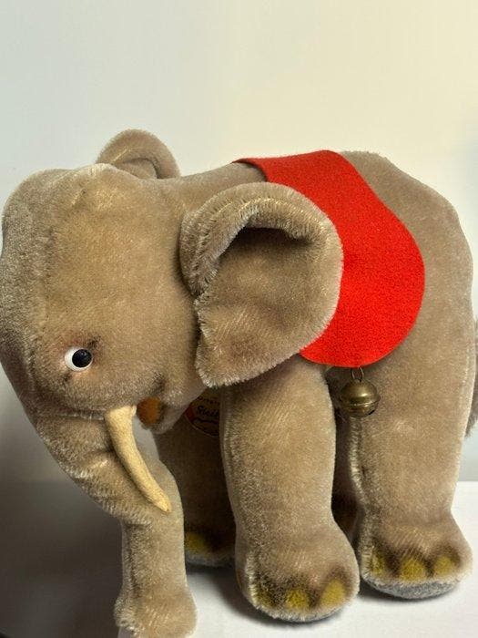 Steiff: Olifant, 1952 - Teddybeer - 1990-2000 - Duitsland, Antiek en Kunst, Antiek | Speelgoed