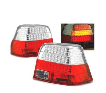 FEUX ARRIÈRE POUR VOLKSWAGEN VW GOLF 4 97-03 LED ROUGE BLANC, Auto-onderdelen, Verlichting, Verzenden, Nieuw