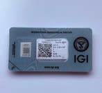 1 pcs Diamant (Natuurlijk) - 0.91 ct - Rond - F - IF -, Nieuw