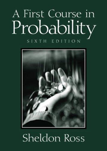 A First Course in Probability 9780130338518 Sheldon Ross, Verzenden, Sheldon Ross