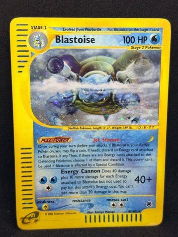 Pokémon - 1 Card - Tortank 4/165 Holo Foil - WOTC -, Hobby & Loisirs créatifs, Jeux de cartes à collectionner | Pokémon