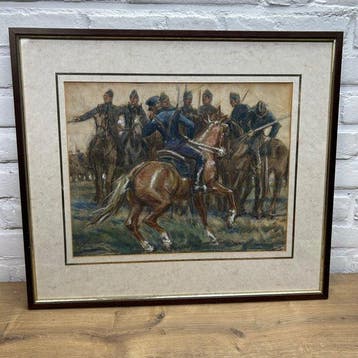 Gerard Westermann (1880-1971) - Cavalry soldiers and horses