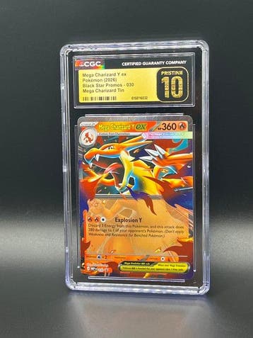 Pokémon - 1 Graded card - Dracaufeu 030 Mega Tin Promo - CGC