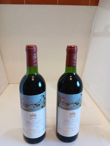Chateau Mouton Rothschild; 1980 x 2 & 1981 x 2 - Pauillac, Nieuw
