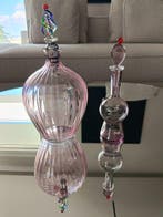 Murano - Santi - Fles (2) - Muranoglas, Antiek en Kunst