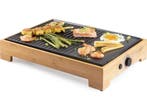 DOMO DO9271G - Plancha Grill - 1800W - PFAS Vrij - Bamboe -, Verzenden