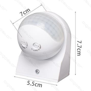 LED Bewegingssensor Opbouw - Pir Infrarood - 230V (Max 400W), Verzenden, Nieuw