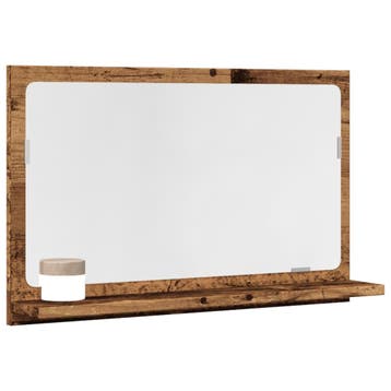 vidaXL Badkamerspiegelkast 60x11x37 cm bewerkt hout oud, Verzenden, Nieuw