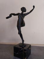 Max le Verrier - FAYRAL - sculptuur, Danseuse au tambourin -, Antiek en Kunst