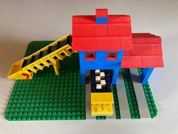 Lego Set - 351 - Legoland - Loader Hopper with Truck, Nieuw