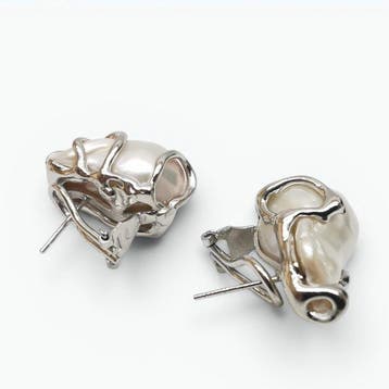 Parel - Argento 925 - Oorbellen - perle edison