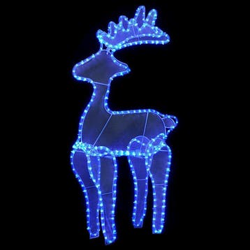 vidaXL Kerstversiering rendier met mesh 306 LEDs 60x24x89, Diversen, Verzenden, Nieuw