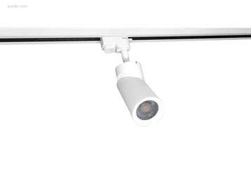 (40x) Railspot GU10 Armatuur cilinder zand wit..., Nieuw