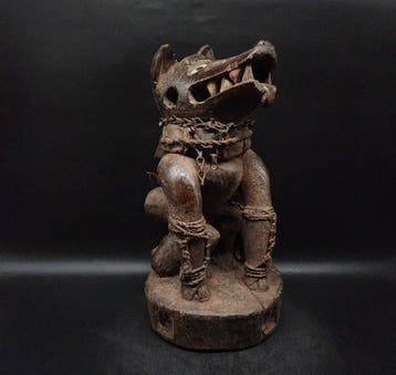 Magnifique statue kongo - sculptuur - Bakongo -, Antiek en Kunst