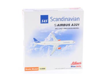 Schaal 1:500 Schuco Star Jet 355 7612 SAS - Scandinavian..., Ophalen of Verzenden, Zo goed als nieuw