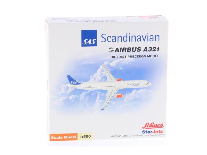 Schaal 1:500 Schuco Star Jet 355 7612 SAS - Scandinavian..., Hobby en Vrije tijd, Modelbouw | Vliegtuigen en Helikopters, Zo goed als nieuw