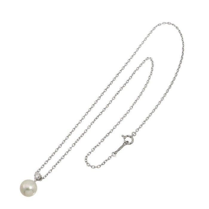 Mikimoto - Halsketting - 18 karaat Witgoud, Handtassen en Accessoires, Kettingen