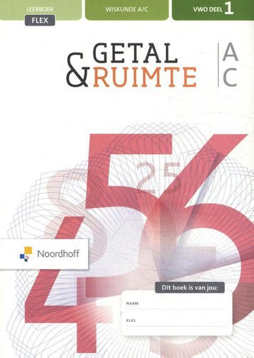 Getal & Ruimte / vwo A/C FLEX 1 9789001893897, Boeken, Verzenden, Gelezen