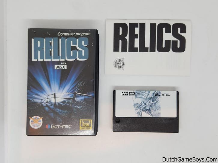 MSX - Bothtec - Relics, Games en Spelcomputers, Games | Overige, Gebruikt, Verzenden
