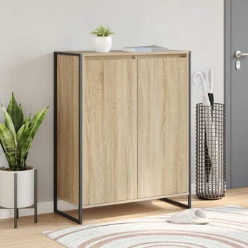 vidaXL Schoenenkast met opslag Sonoma 79 x 36 x 100 cm, Verzenden, Nieuw