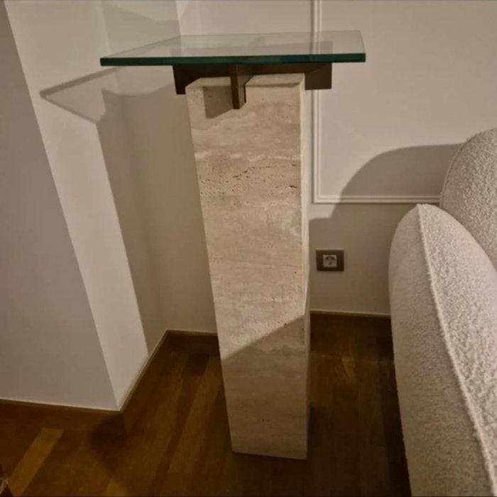 Bijzettafel - Travertino, Maison & Meubles, Maison & Meubles | Autre