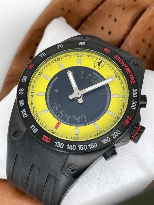 Ferrari - Dual Time Analog Digital - Sans prix de réserve -, Bijoux, Sacs & Beauté, Montres | Hommes