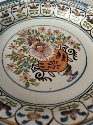 Tichelaar Makkum - Assiette murale - Faïence, Antiquités & Art