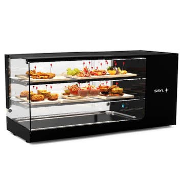 Tapasvitrine | LOGIC | Zwart | +2°C/+6°C | Statisch | 3, Verzenden, Nieuw in verpakking
