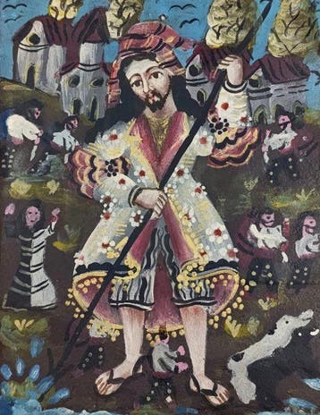 Icoon - IJzer - Sint-Isidro Labrador, Antiek en Kunst