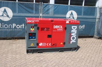 Veiling: Generator Devol Power VG-R30 Diesel 37.5kVA 2026 Ni, Ophalen