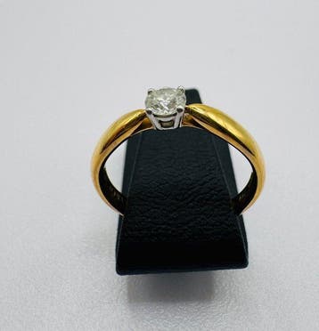 Tiffany & Co. - Ring - 18 karaat Geel goud, Platina -, Nieuw