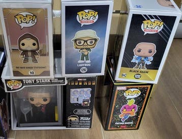 Funko - Funko Pop - Lote de 5 Figuras con Expositor Oficial