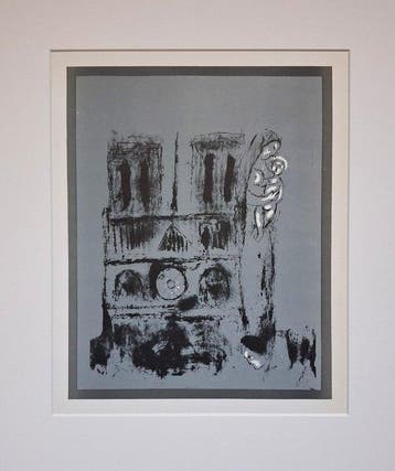 Marc Chagall (1887-1985) - Notre-Dame en gris