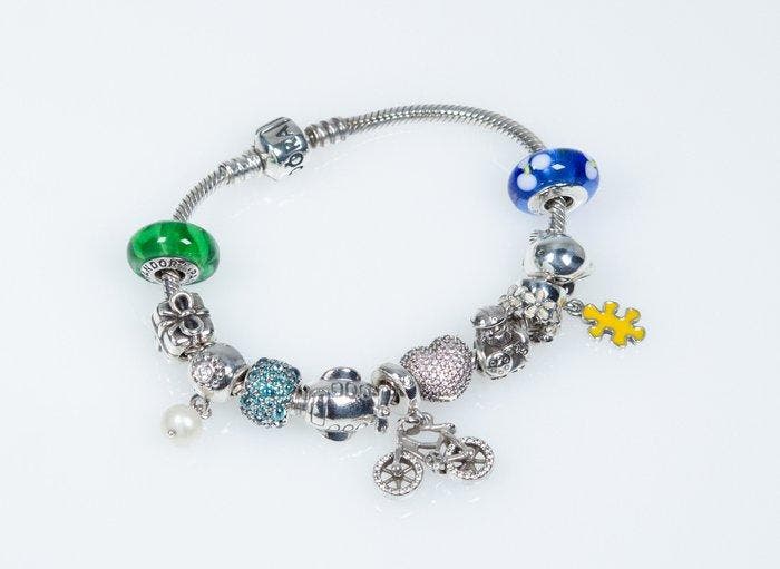 Zonder minimumprijs - Pandora - Armband - 925 zilver - 12, Handtassen en Accessoires, Armbanden