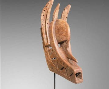 Uitzonderlijk Bamana-masker - hyena masker (45 cm) - Bamana
