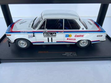IXO 1:18 - Modelauto - Bmw 2002 #11 A. Warmbold J. Todt RAC